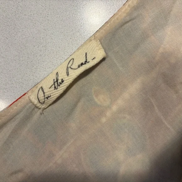 On The Road Red zoro Sleeve Bohemian Blouse - Picture 7 of 7